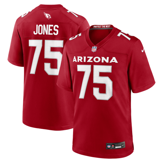 Arizona Cardinals Christian Jones Nike Cardinal Team Game Jersey
