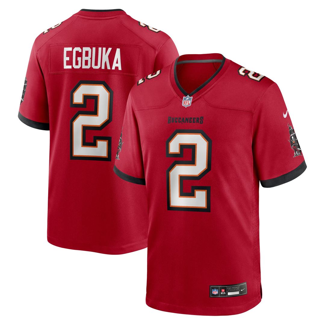 Tampa Bay Buccaneers Emeka Egbuka Nike Creamsicle Alternate 2 Game Jersey