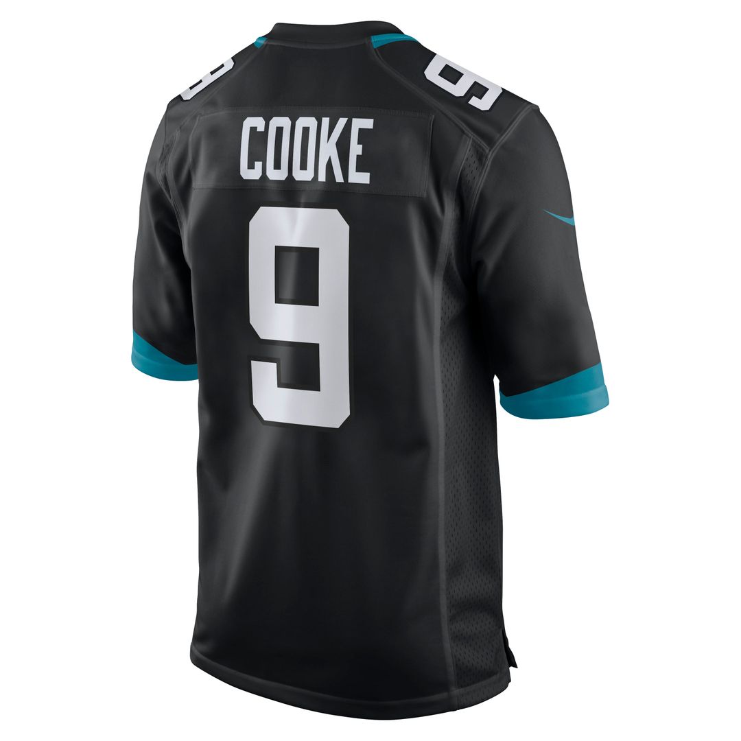 Jacksonville Jaguars Logan Cooke Nike Black Game Jersey