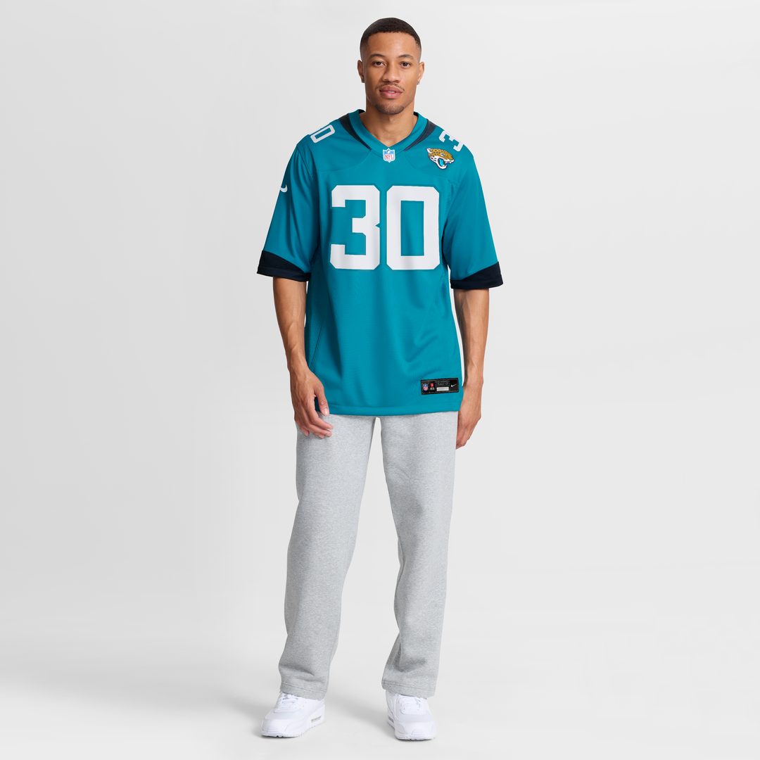 Jacksonville Jaguars Montaric Brown Nike Teal Game Player Jersey