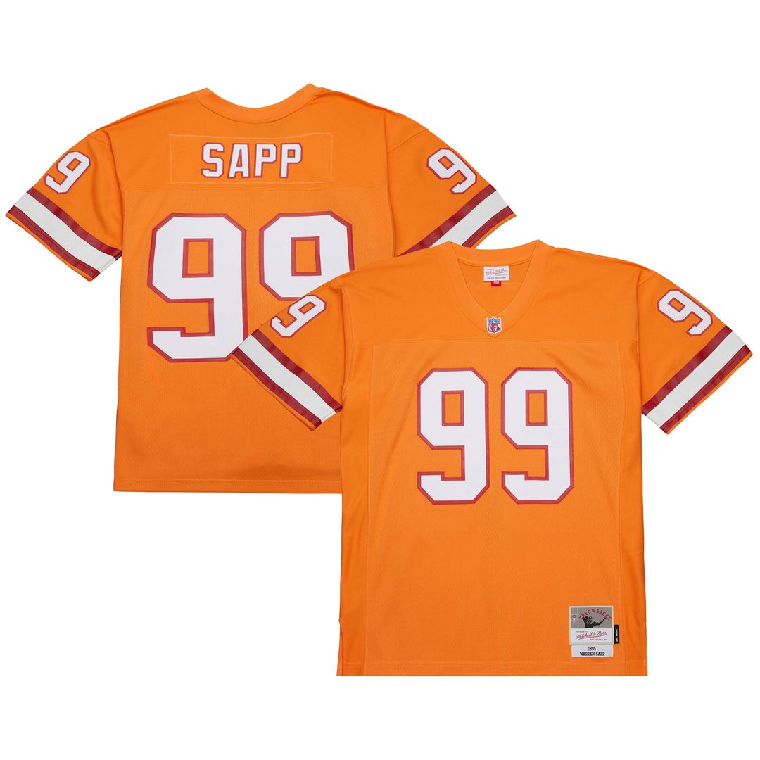 Tampa Bay Buccaneers Warren Sapp Mitchell & Ness Red 2002 Legacy Replica Jersey