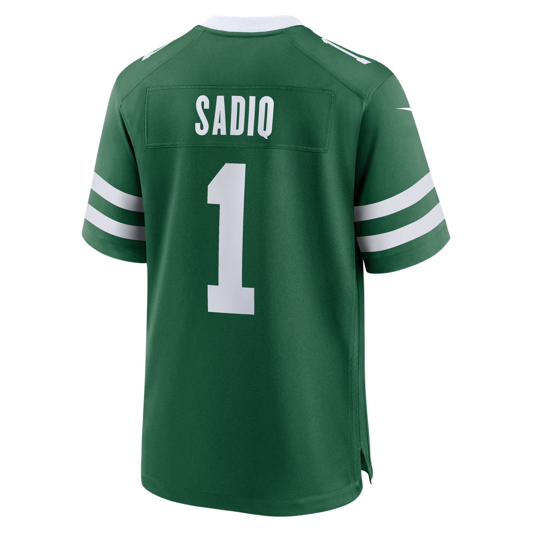 New York Jets Kenyon Sadiq Nike Green Team Game Jersey