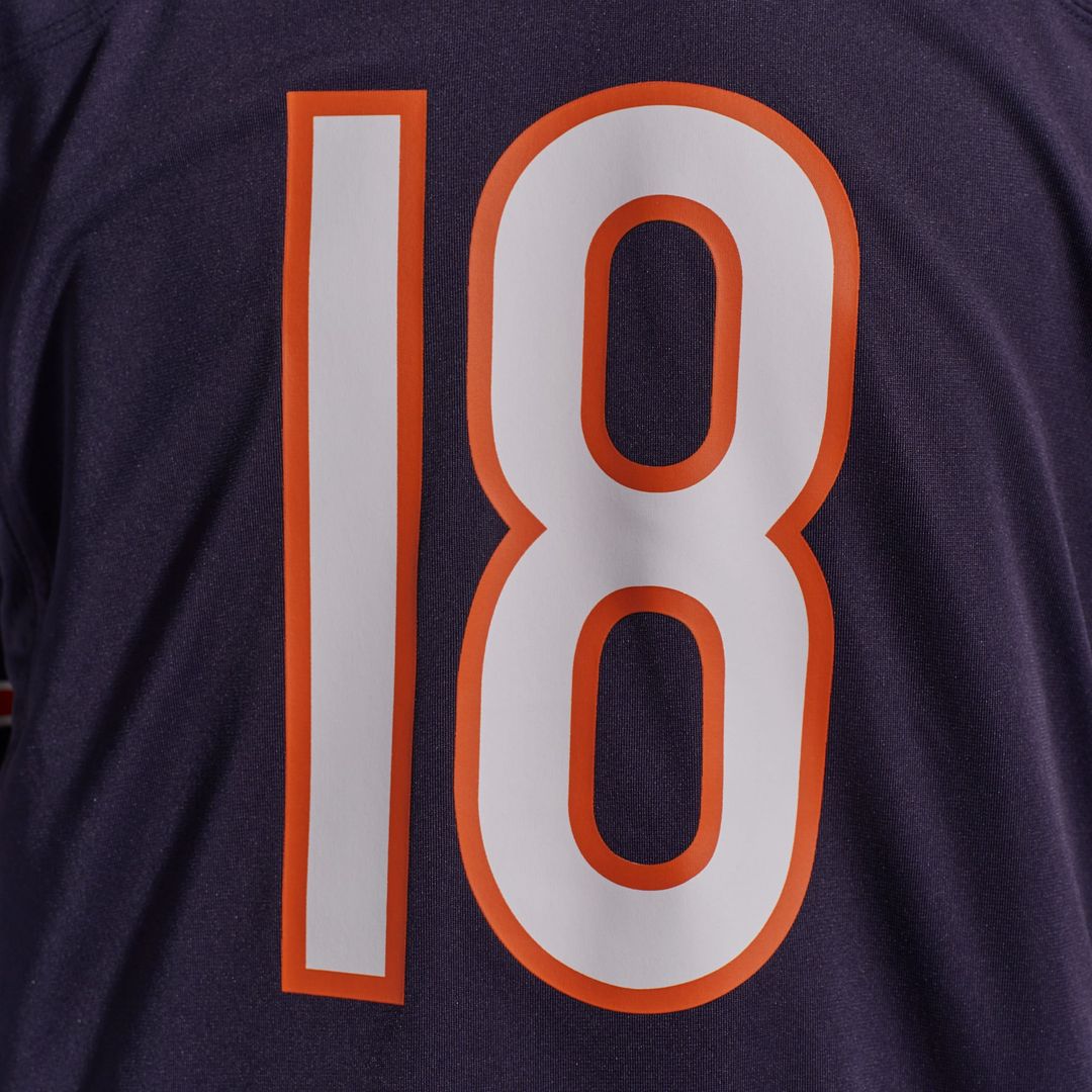 Chicago Bears Caleb Williams Nike White First Round Pick Player Game Jersey