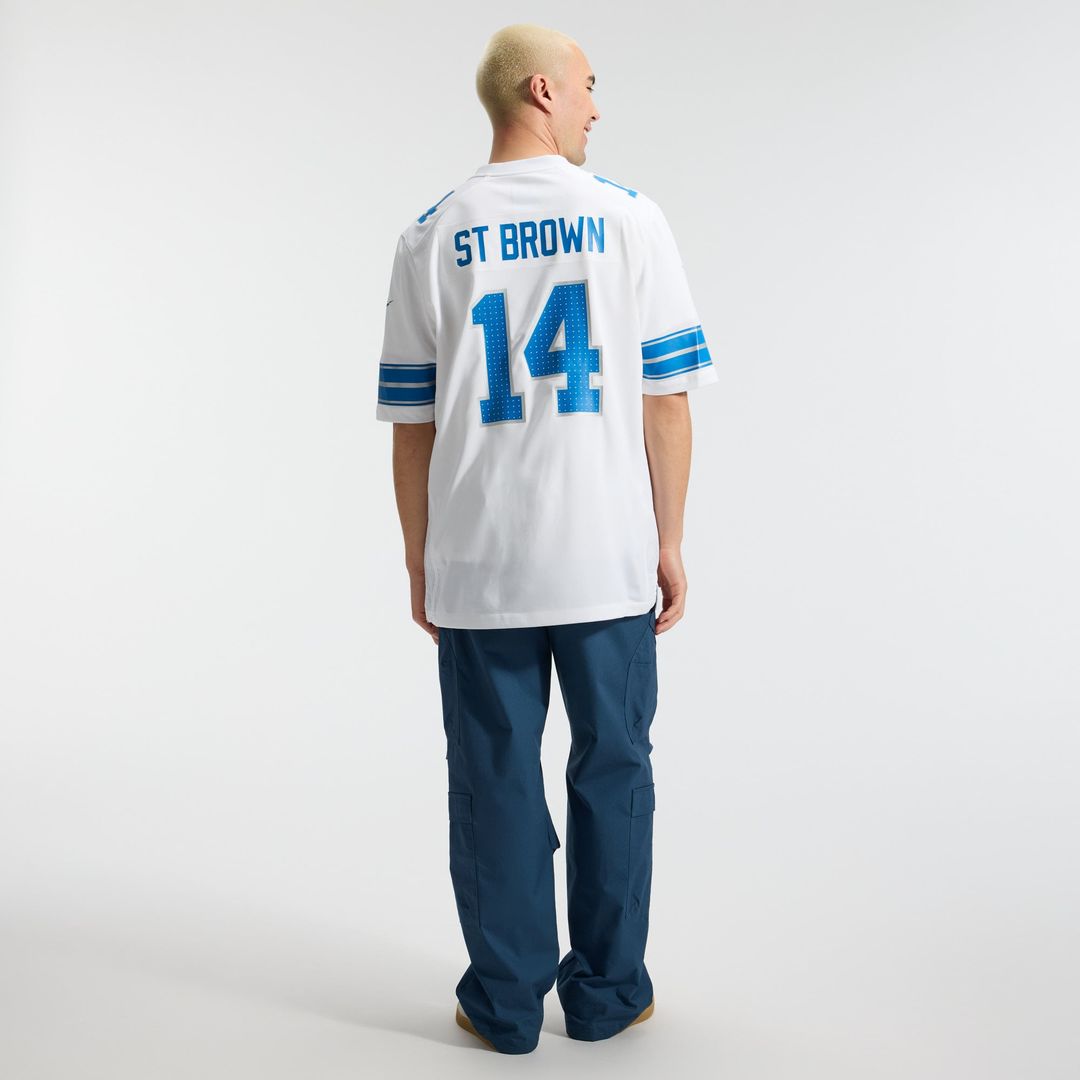 Detroit Lions Amon-Ra St. Brown Nike Black 2nd Alternate Game Jersey