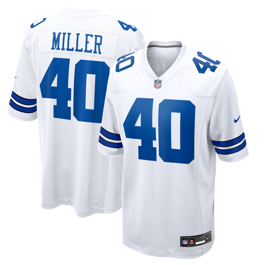 Dallas Cowboys Von Miller Nike White Game Jersey