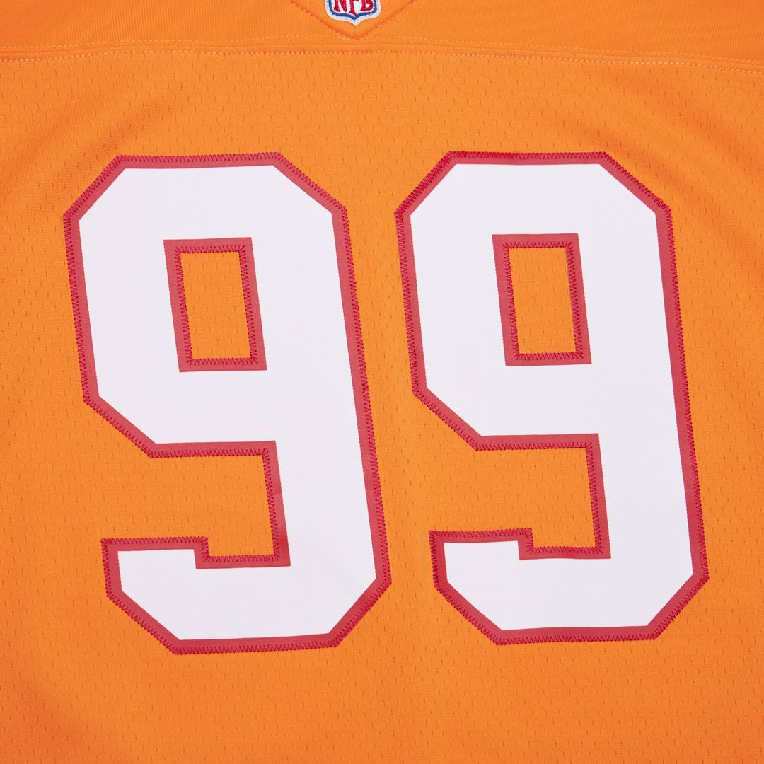 Tampa Bay Buccaneers Warren Sapp Mitchell & Ness Red 2002 Legacy Replica Jersey