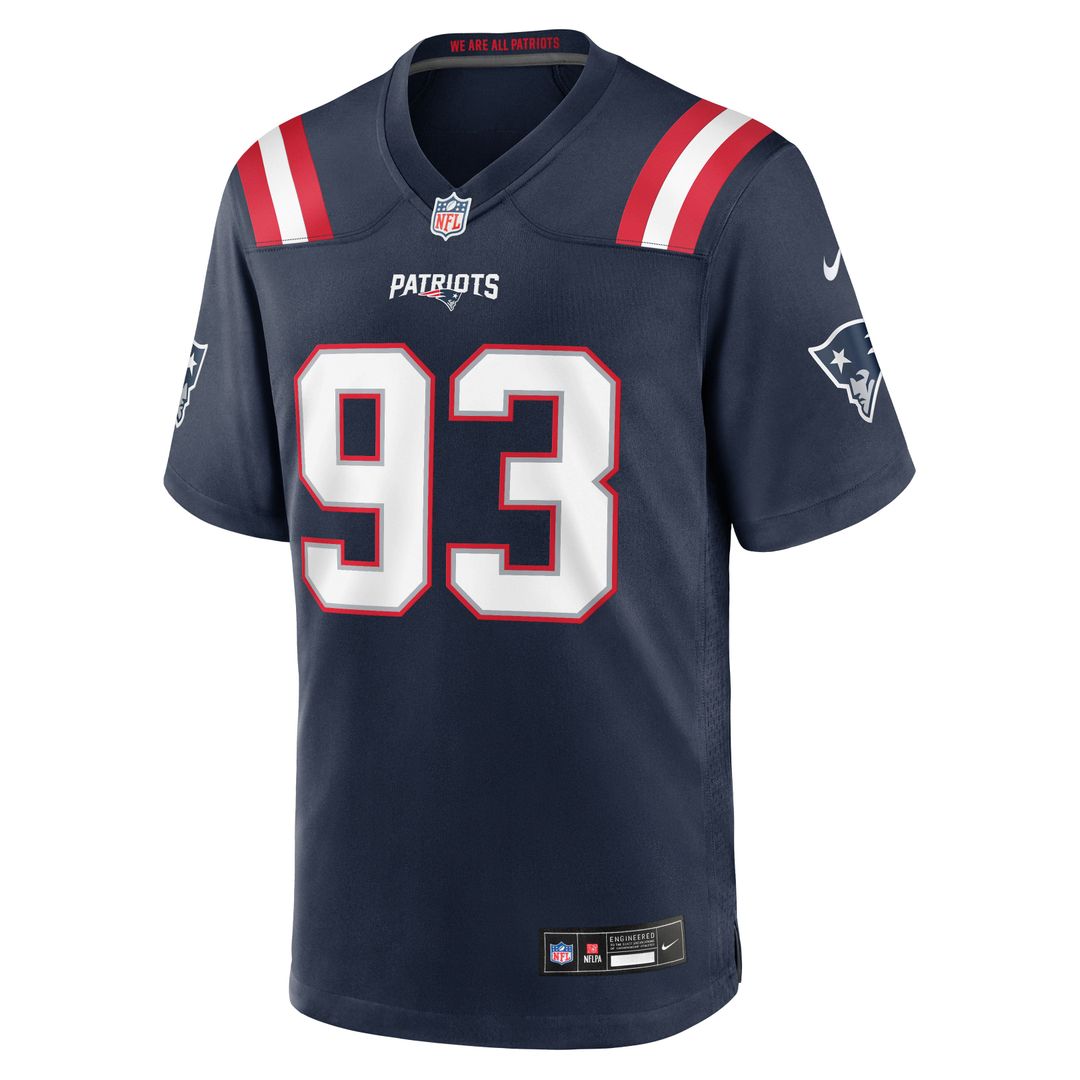 New England Patriots Leonard Taylor Nike Navy Team Game Jersey
