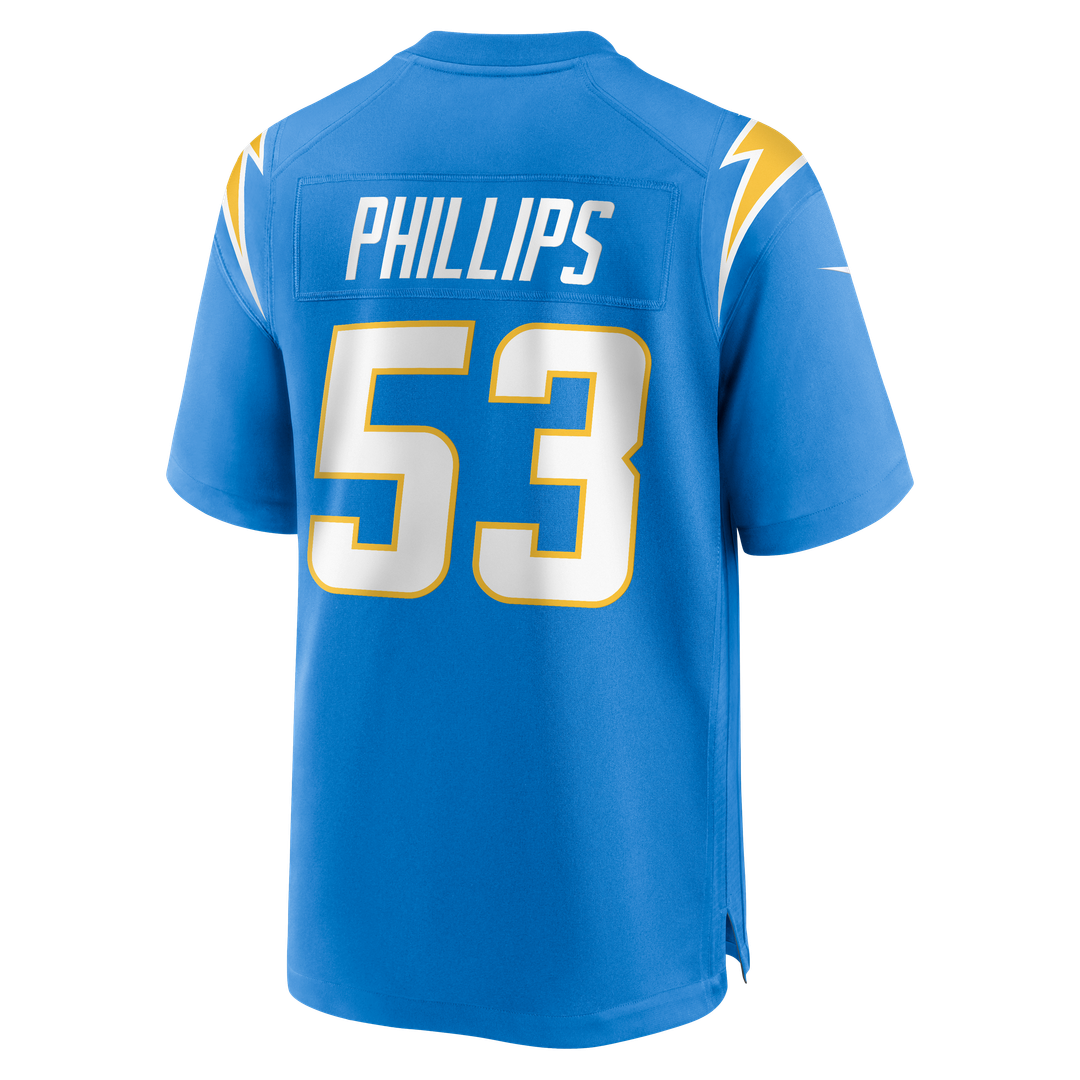 Los Angeles Chargers Del'Shawn Phillips Nike Powder Blue Team Game Jersey