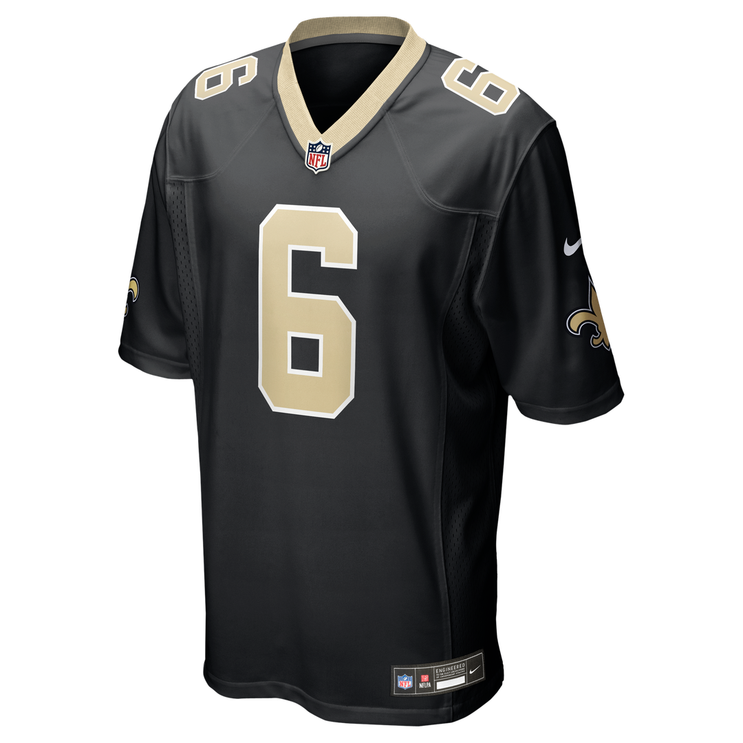 New Orleans Saints Tyler Shough Nike Gold Alternate Game Player Jersey