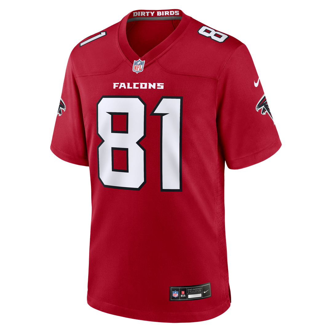 Atlanta Falcons Austin Hooper Nike Red Team Game Jersey