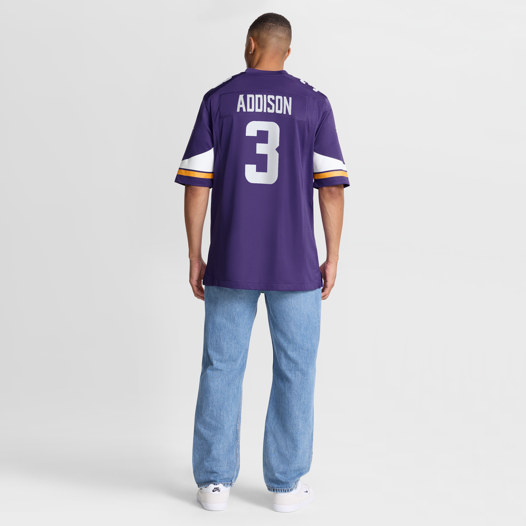 Minnesota Vikings Jordan Addison Nike Purple Game Jersey