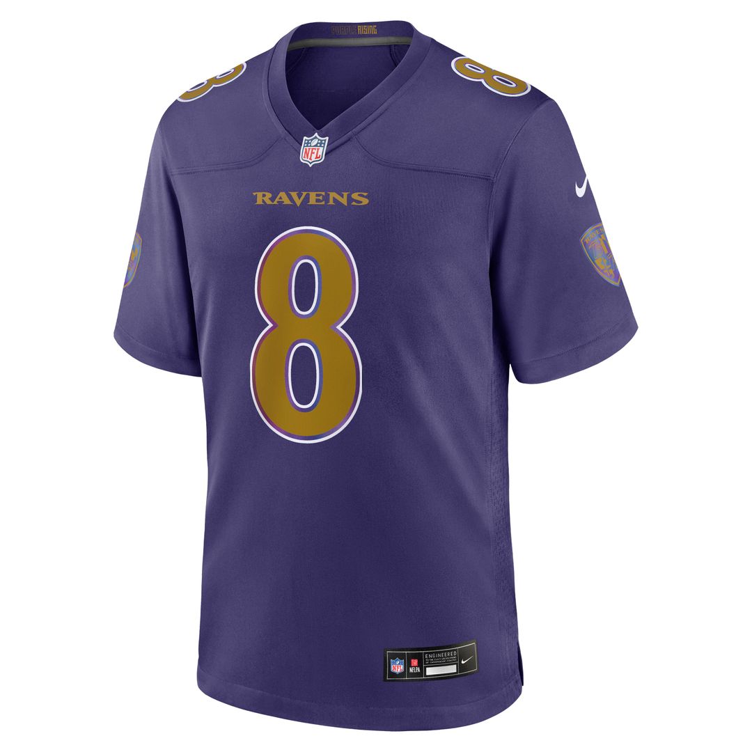 Baltimore Ravens Lamar Jackson Nike White Game Jersey