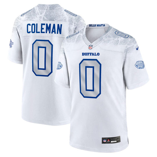 Buffalo Bills Keon Coleman Nike White Rivalries Collection Game Jersey