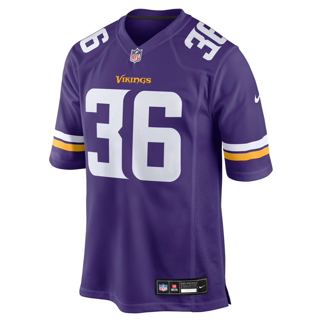 Minnesota Vikings Zavier Scott Nike Purple Team Game Jersey