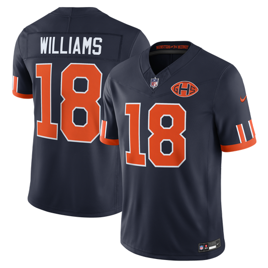 Chicago Bears Caleb Williams Nike Navy 2026 Rivalries Collection Stitched Limited Jersey