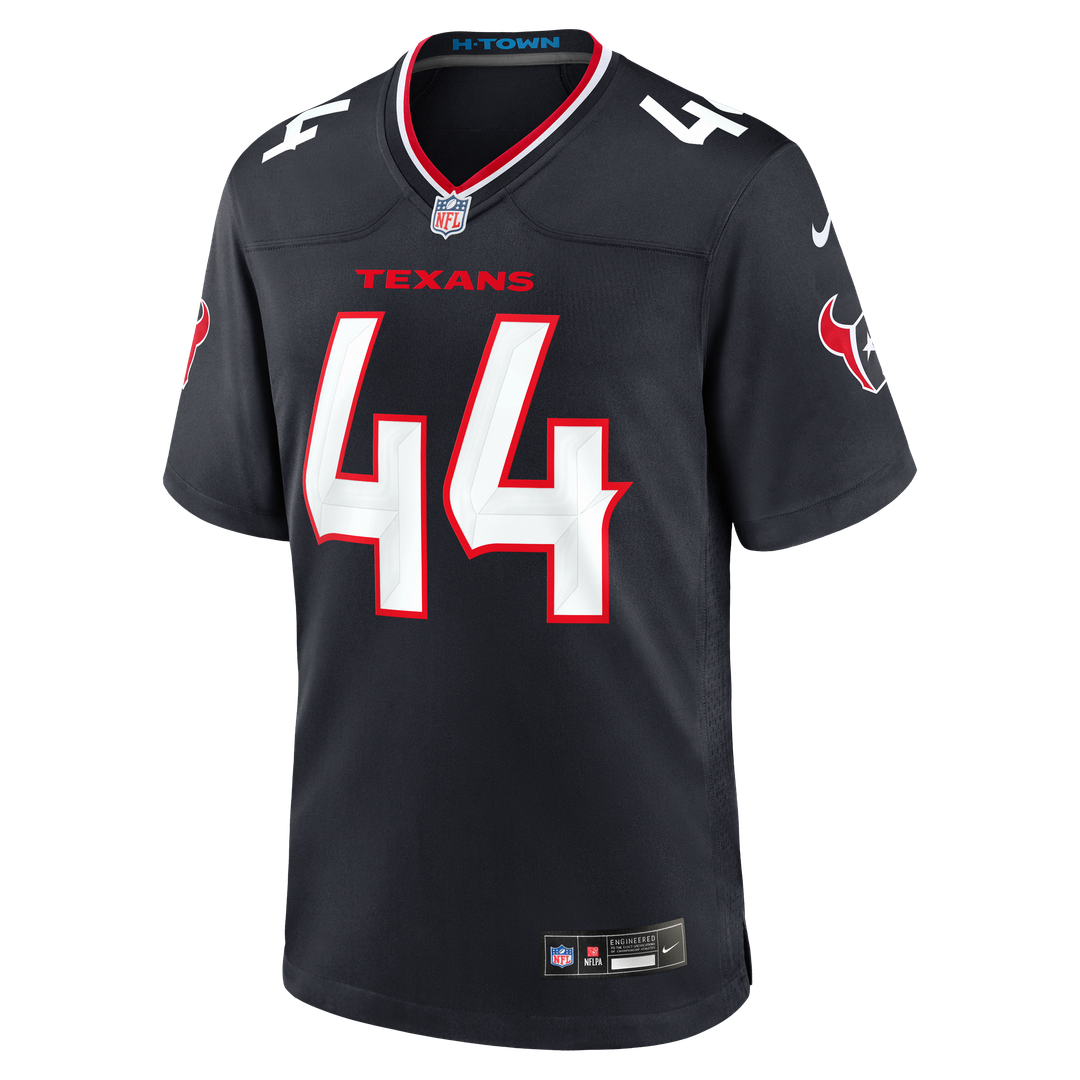 Houston Texans British Brooks Nike Navy Team Game Jersey