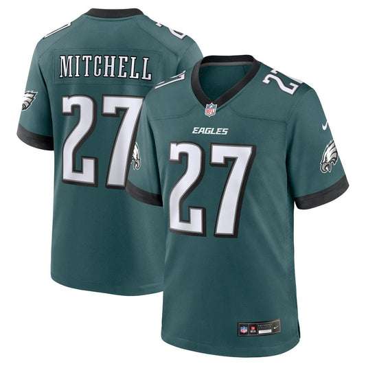 Philadelphia Eagles Quinyon Mitchell Nike Midnight Green Player Game Jersey
