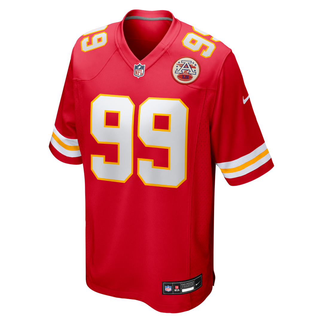 Kansas City Chiefs Peter Woods Nike Red Team Game Jersey