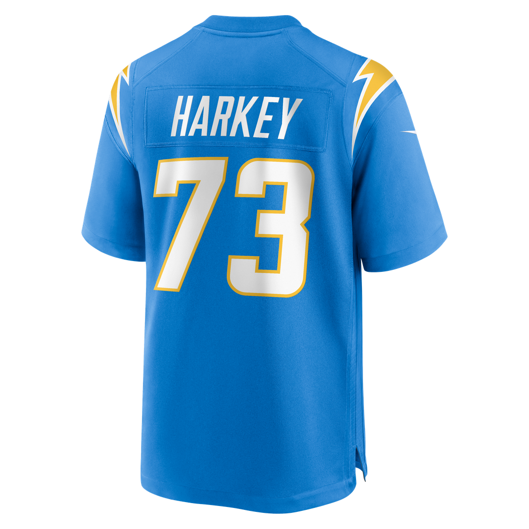 Los Angeles Chargers Alex Harkey Nike Powder Blue Team Game Jersey
