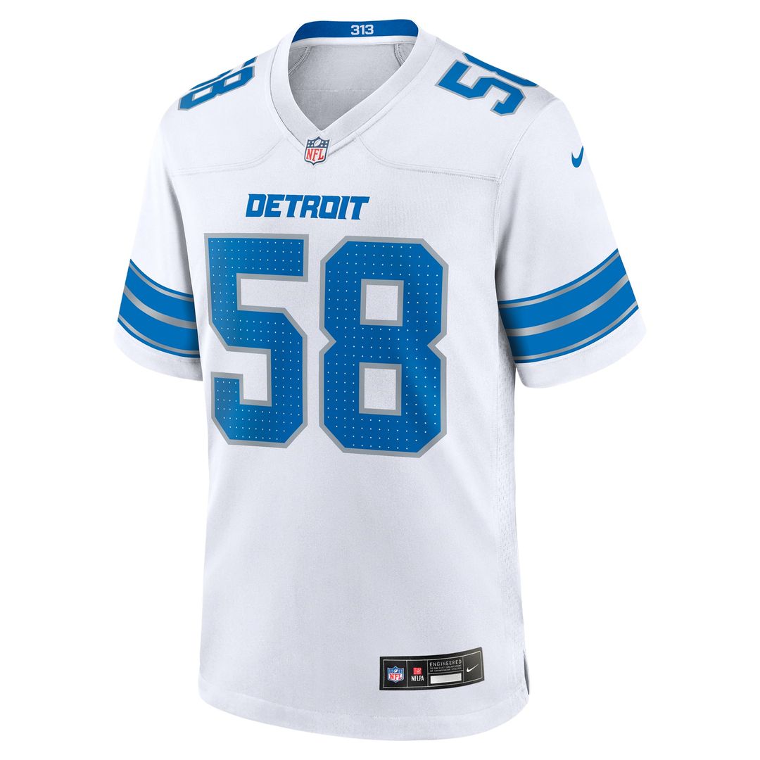 Detroit Lions Penei Sewell Nike Black 2nd Alternate Game Jersey
