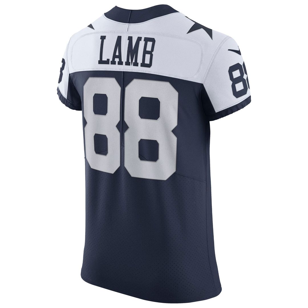 Dallas Cowboys CeeDee Lamb Nike Navy Alternate Vapor Elite Jersey