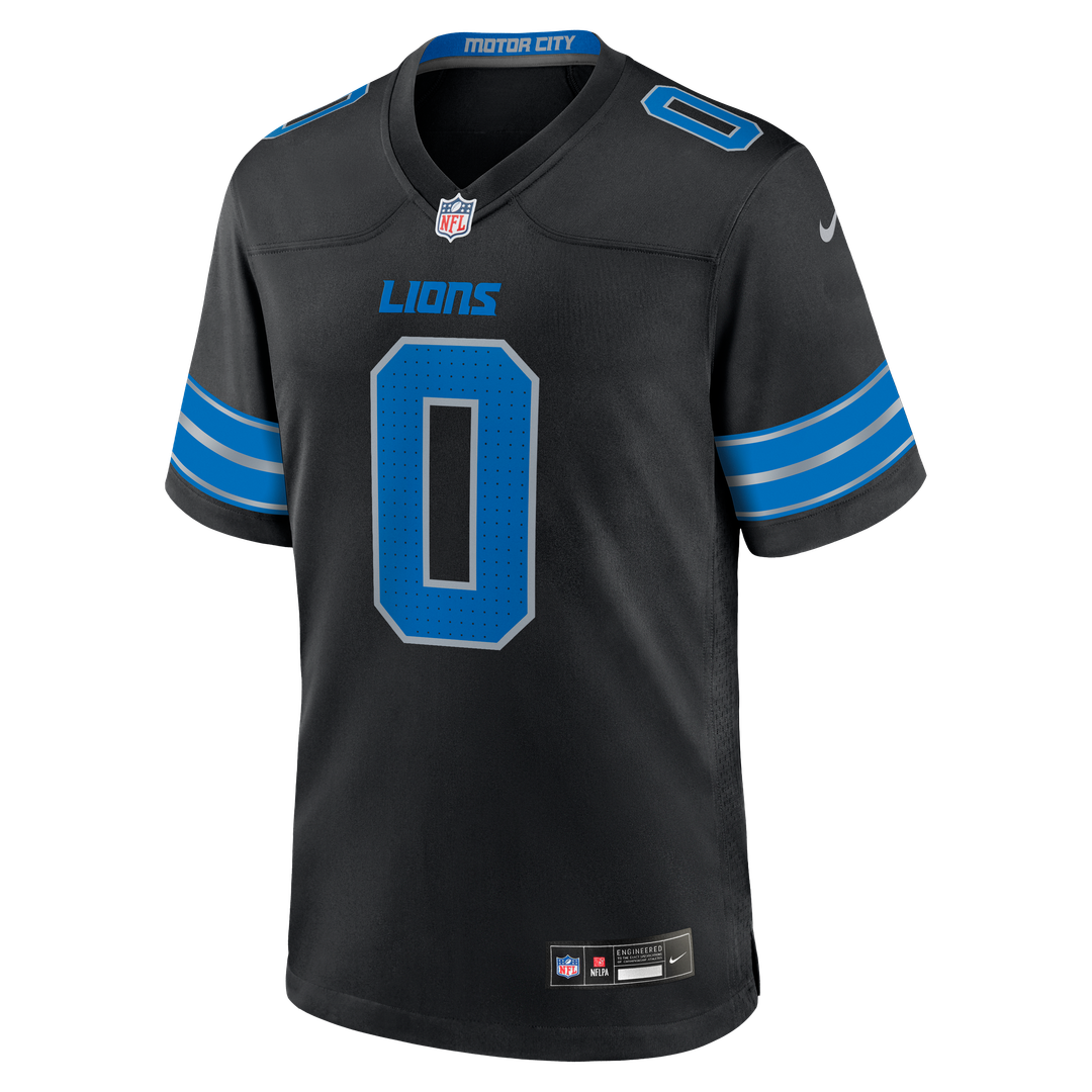 Detroit Lions Jahmyr Gibbs Nike White Game Player Jersey