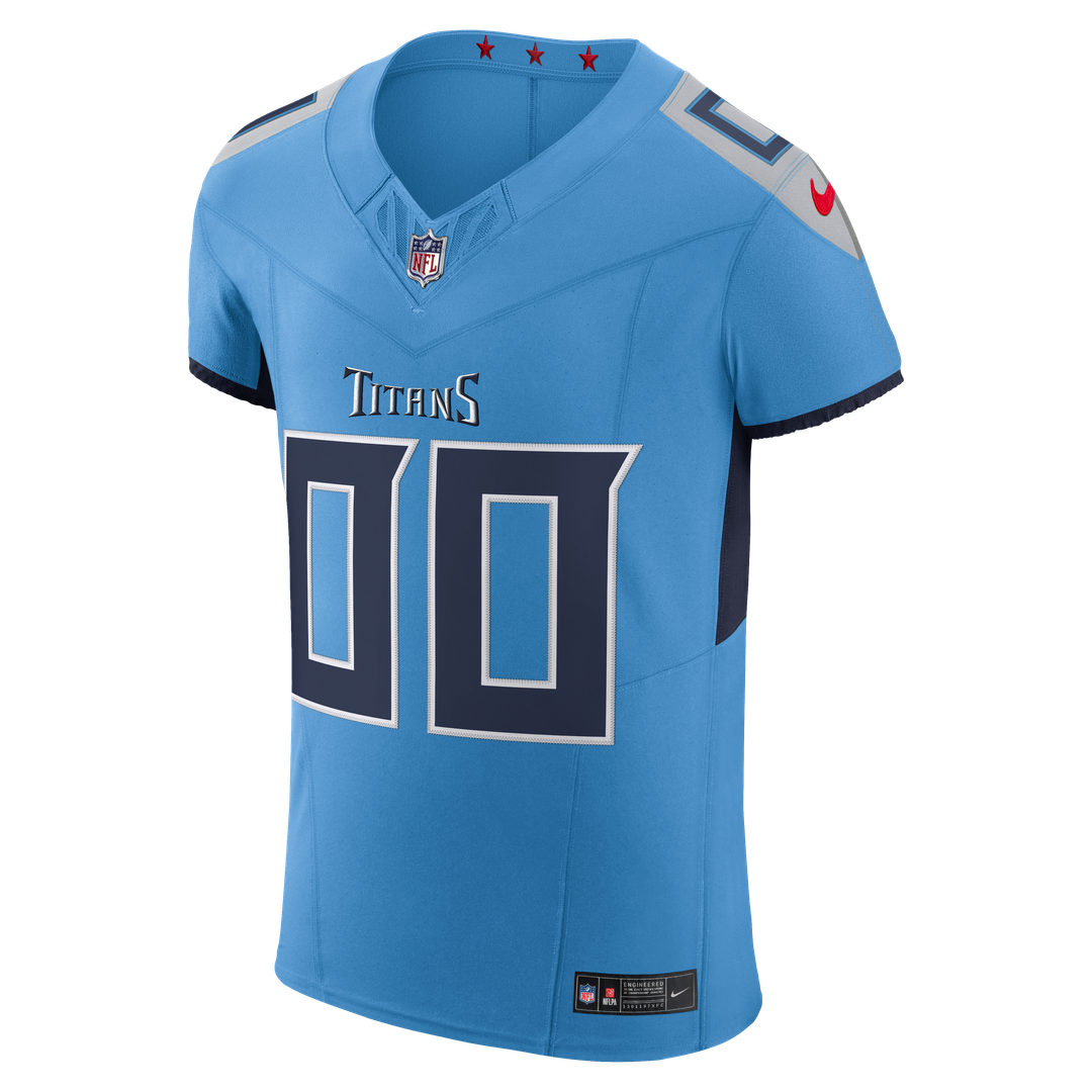 Tennessee Titans Nike Light Blue Team Vapor F.U.S.E. Elite Custom Jersey