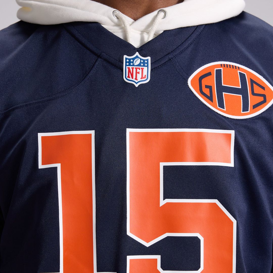 Chicago Bears Rome Odunze Nike Navy 2026 Rivalries Collection Game Jersey