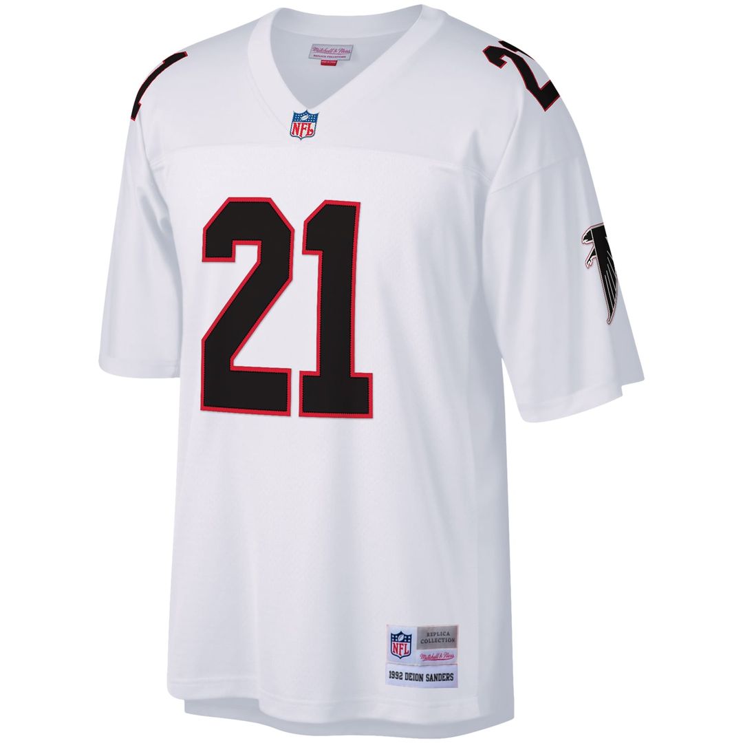 Atlanta Falcons Deion Sanders Mitchell & Ness Red Legacy Replica Jersey