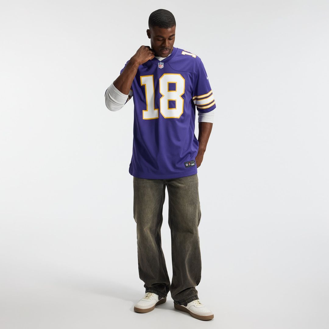 Minnesota Vikings Justin Jefferson Nike White Alternate Game Player Jersey