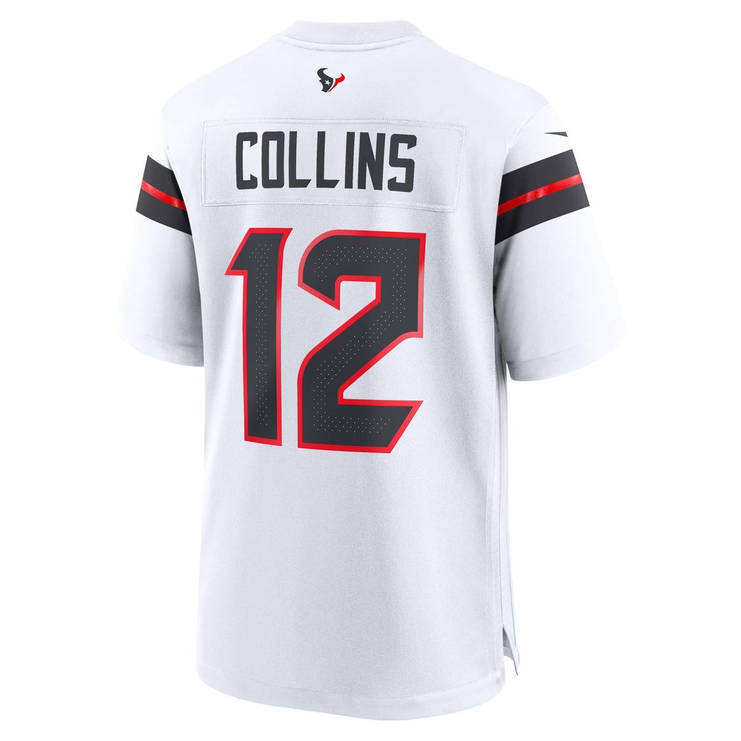 Houston Texans Nico Collins Nike Red Alternate Game Jersey