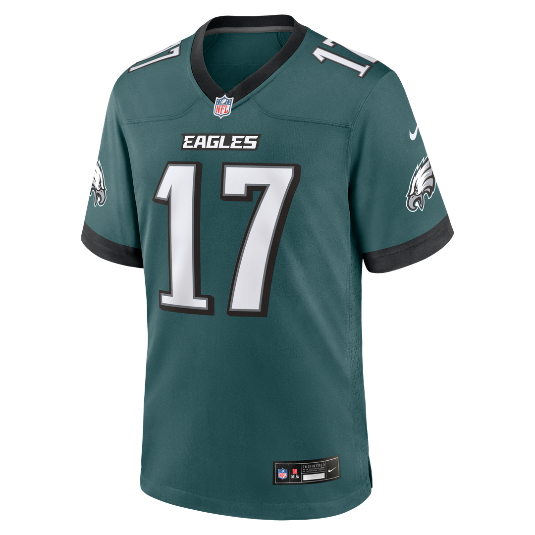 Philadelphia Eagles Arnold Ebiketie Nike Midnight Green Team Game Jersey