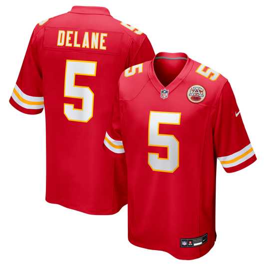 Kansas City Chiefs Mansoor Delane Nike Red Team Game Jersey