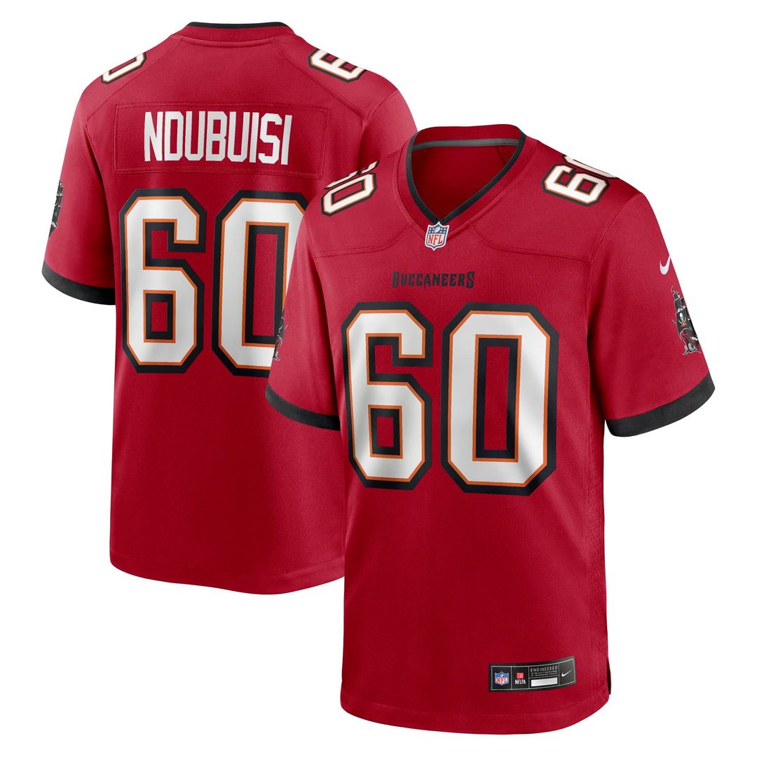 Tampa Bay Buccaneers Haggai Ndubuisi Nike Red Team Game Jersey