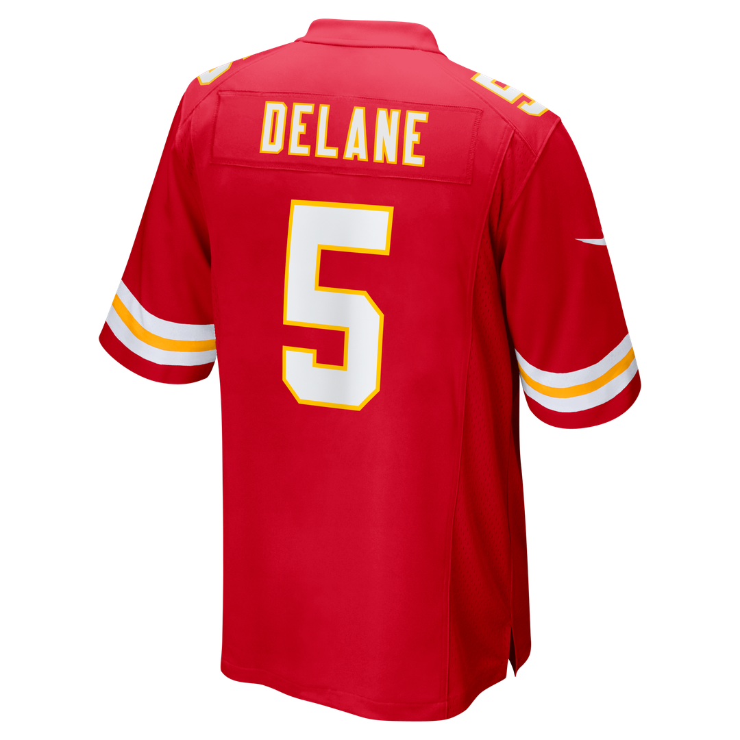 Kansas City Chiefs Mansoor Delane Nike Red Team Game Jersey