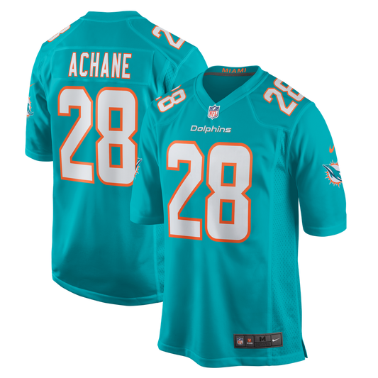 Miami Dolphins De'Von Achane Nike Aqua Player Game Jersey