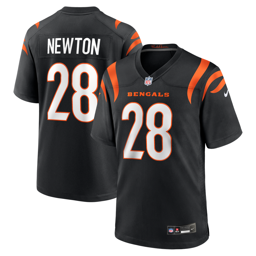 Cincinnati Bengals Josh Newton Nike Black Game Jersey