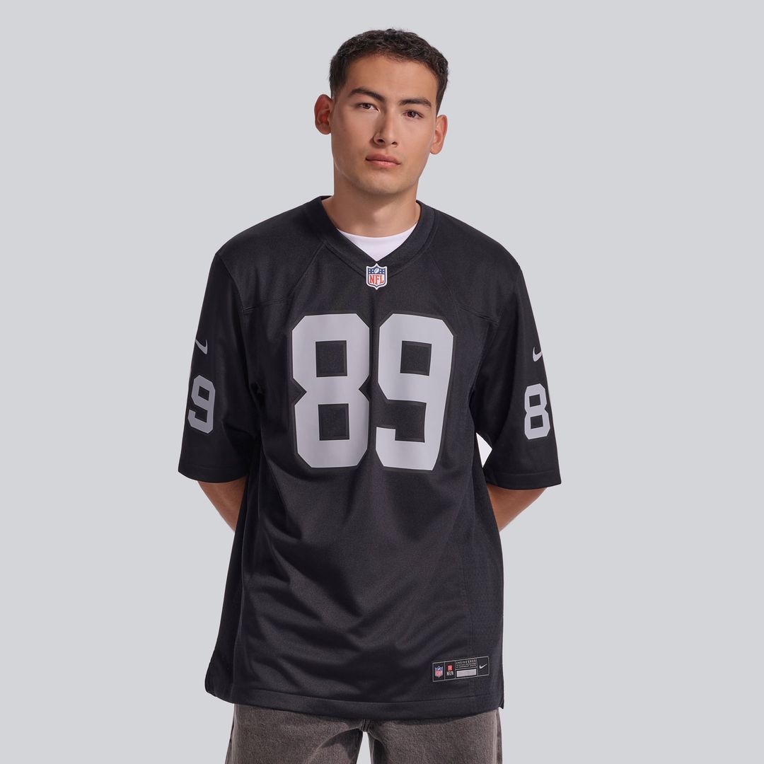 Las Vegas Raiders Brock Bowers Nike White Game Jersey
