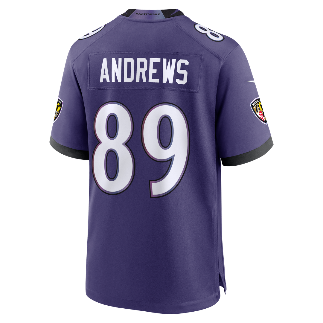 Baltimore Ravens Mark Andrews Nike Purple Team Game Jersey