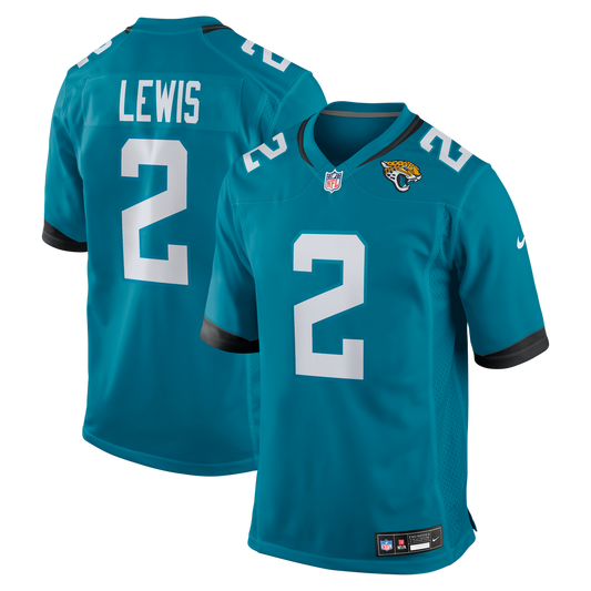 Jacksonville Jaguars Jourdan Lewis Nike Teal Team Game Jersey