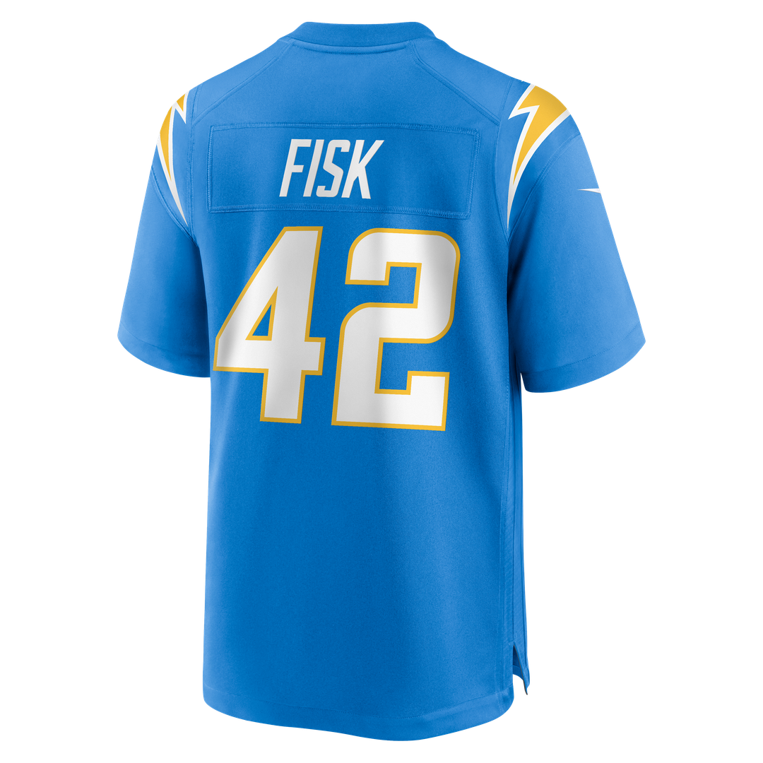 Los Angeles Chargers Tucker Fisk Nike Powder Blue Team Game Jersey