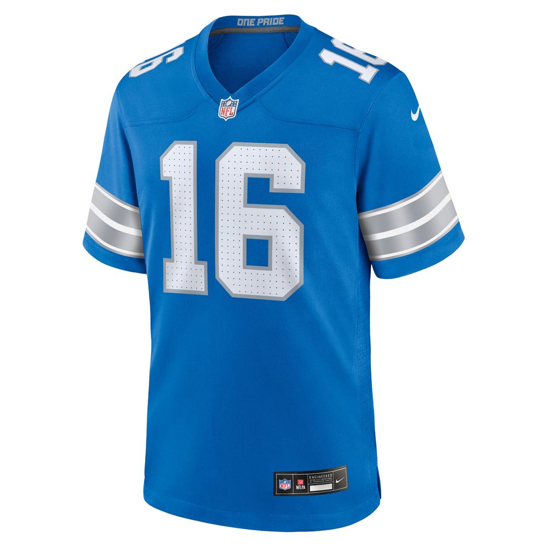 Detroit Lions Jared Goff Nike Black 2nd Alternate Game Jersey