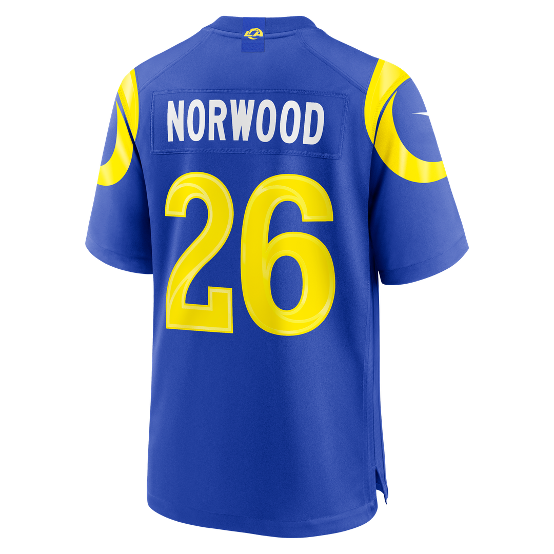 Los Angeles Rams Drey Norwood Nike Royal Game Jersey