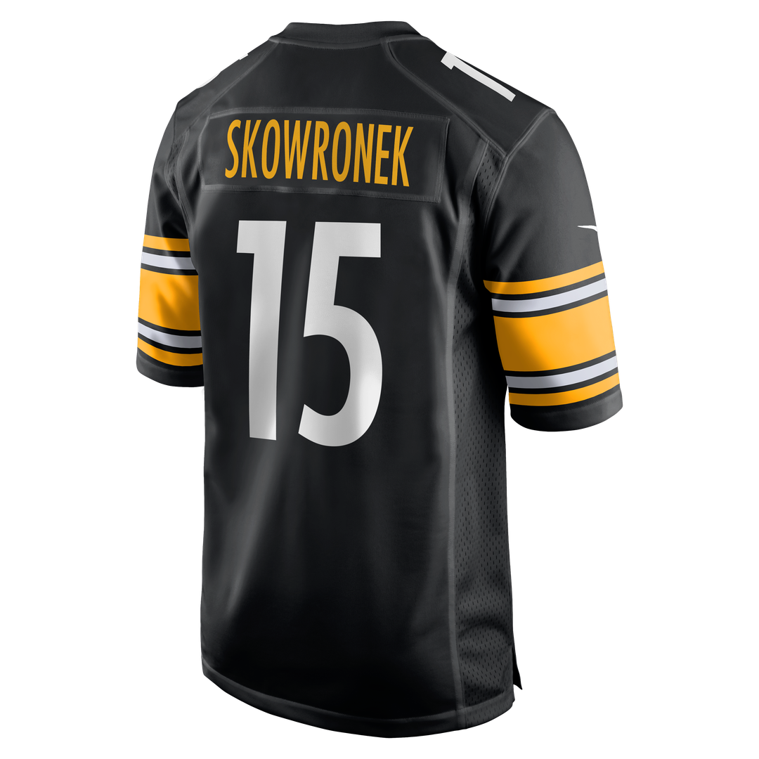 Pittsburgh Steelers Ben Skowronek Nike Black Team Game Jersey