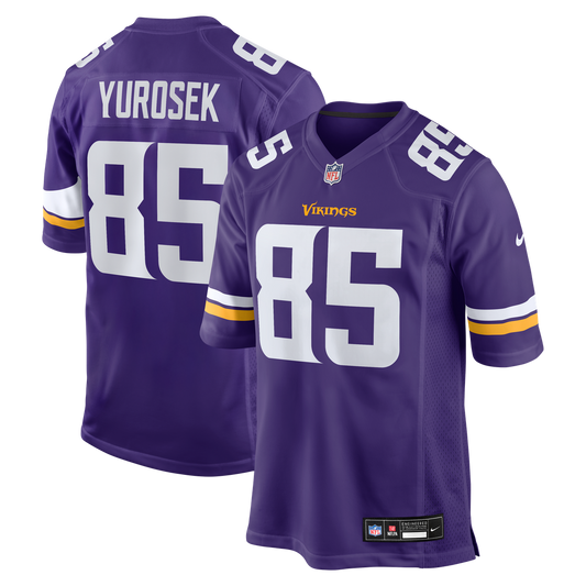 Minnesota Vikings Ben Yurosek Nike Purple Team Game Jersey