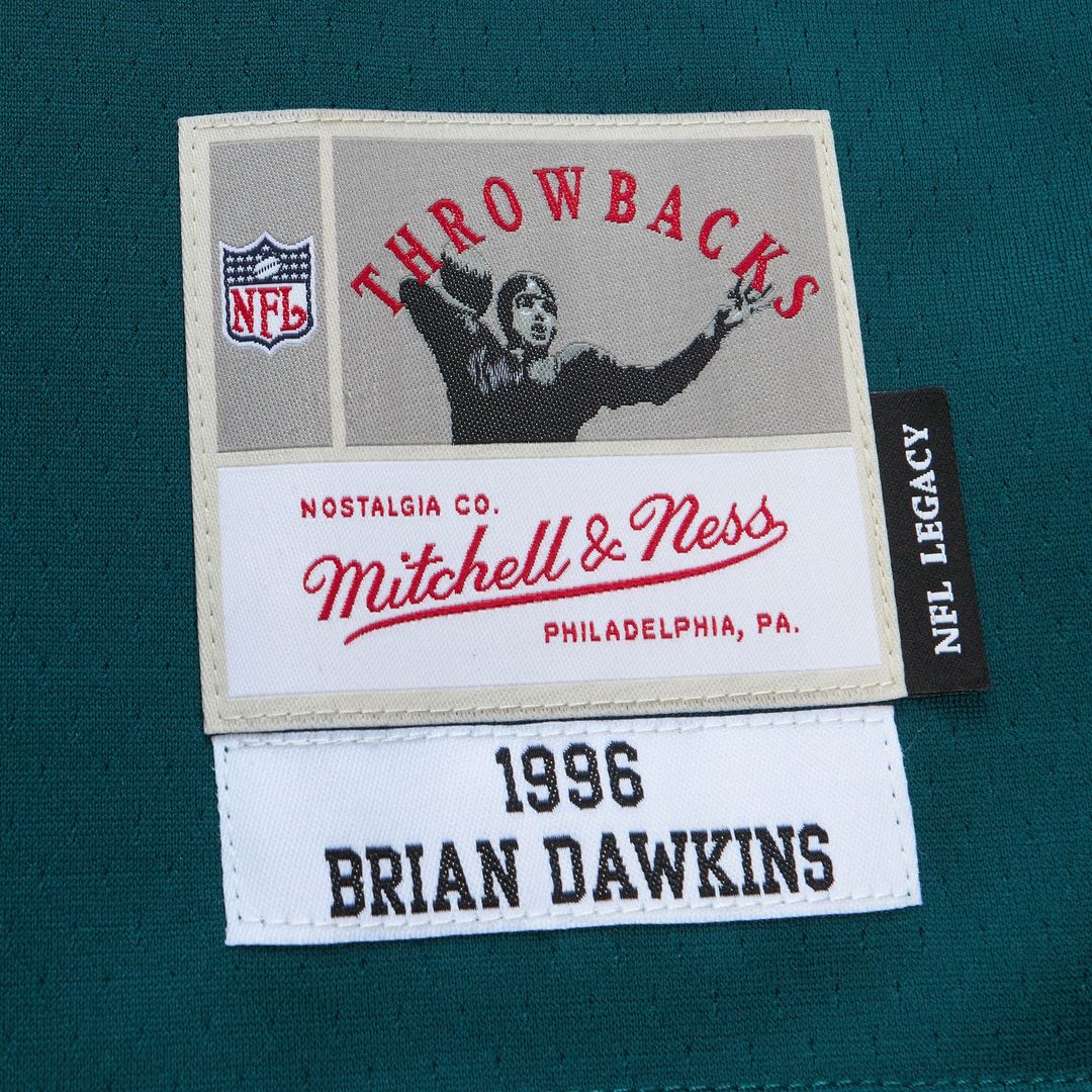 Philadelphia Eagles Brian Dawkins Mitchell & Ness Green Legacy Replica Jersey