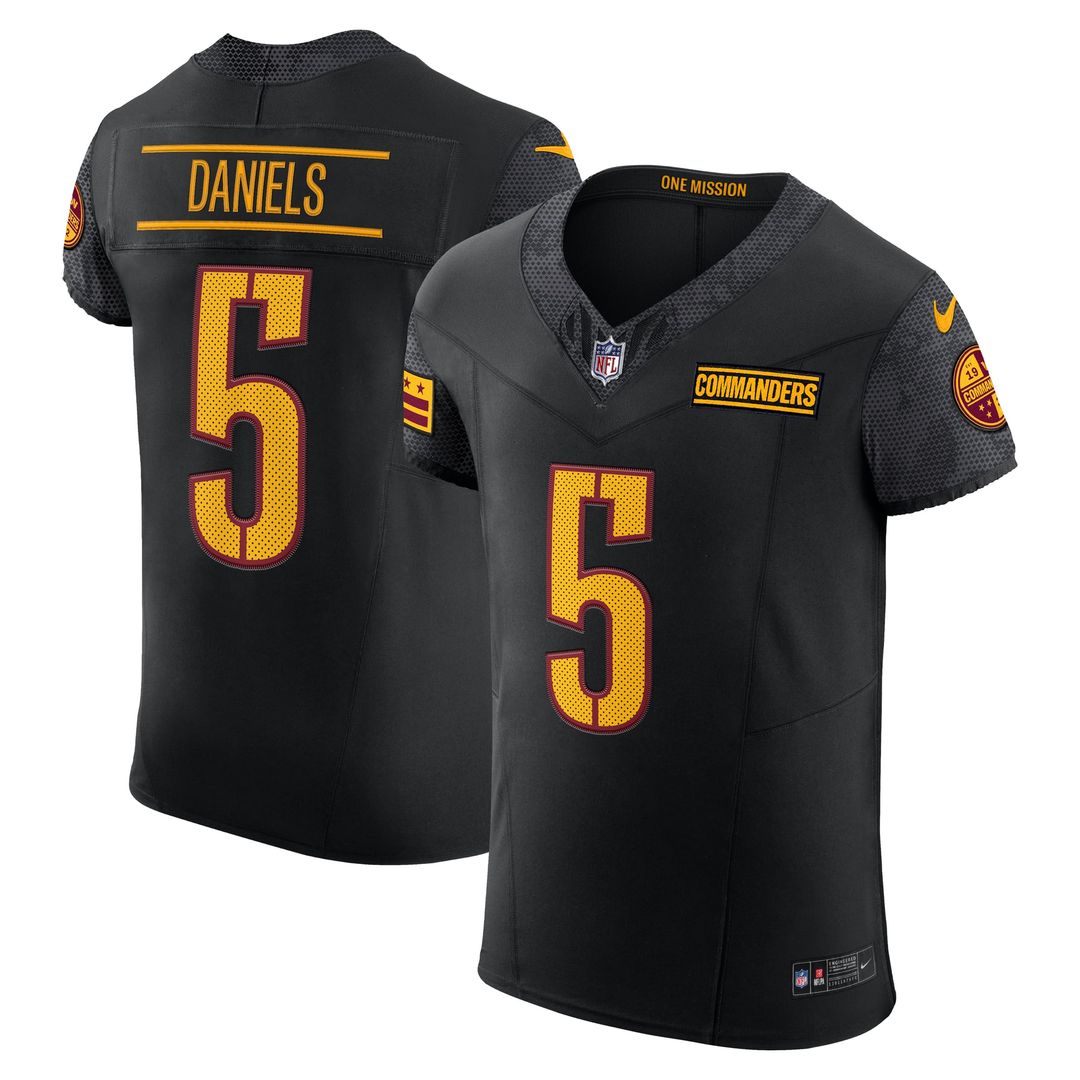 Washington Commanders Jayden Daniels Nike Burgundy Team Vapor F.U.S.E. Elite Jersey