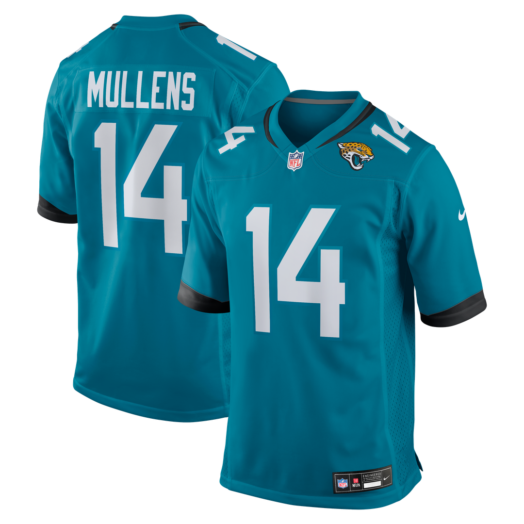 Jacksonville Jaguars Nick Mullens Nike Teal Team Game Jersey