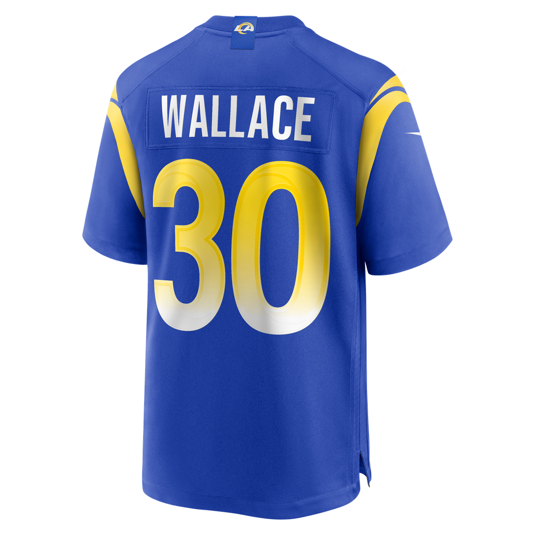 Los Angeles Rams Josh Wallace Nike Royal Game Jersey