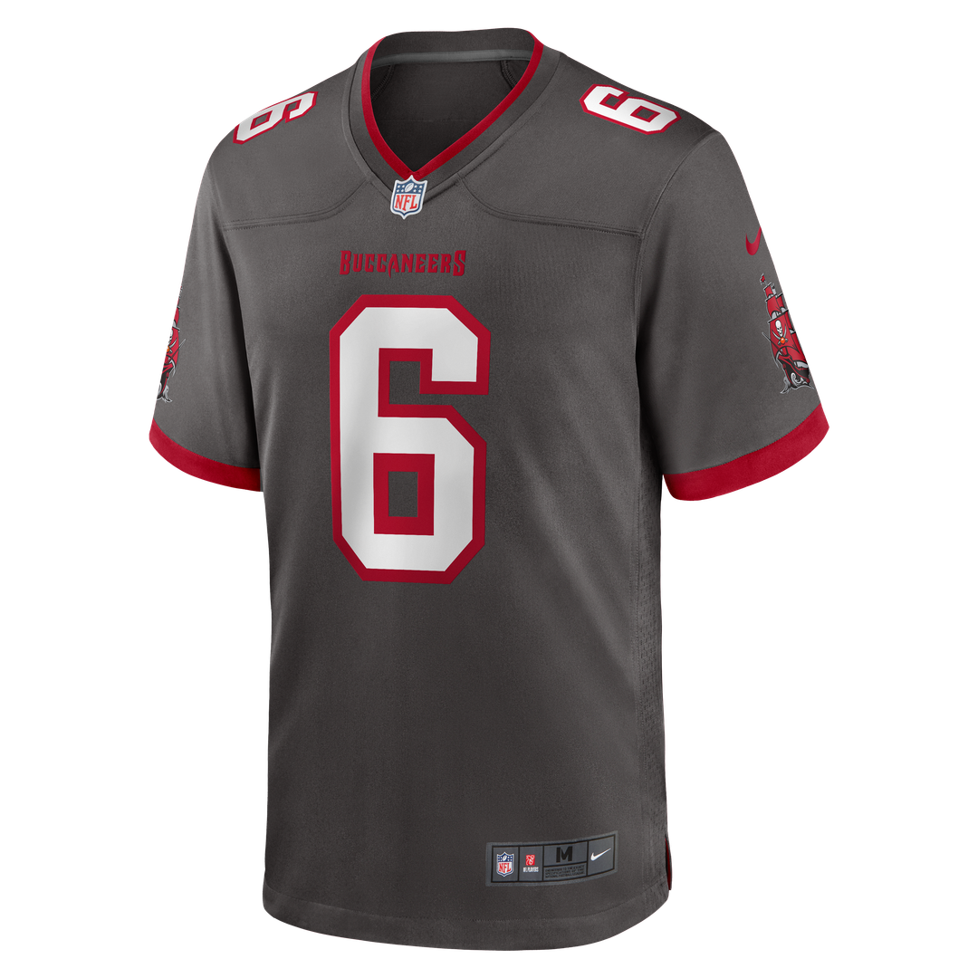 Tampa Bay Buccaneers Baker Mayfield Nike Orange Throwback Game Jersey